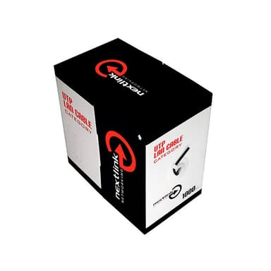 Cable UTP, Cat 5E, Exterior Negro, Marca Nextlink