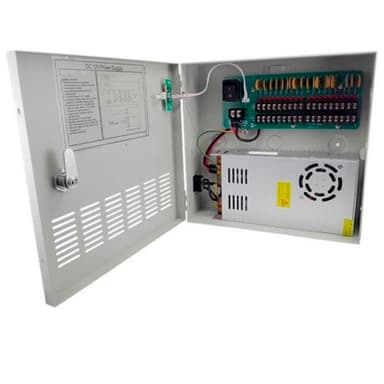 Fuente de poder p/18 cámaras, 12V20A