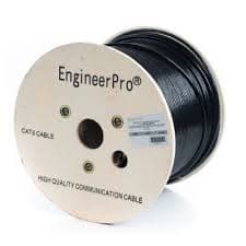 Nitrotel Cable Utp Cat6 Exterior Certificado Negro