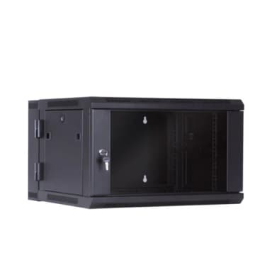 Gabinete 6 RMS 550mm, abatible, negro, Linkbasic